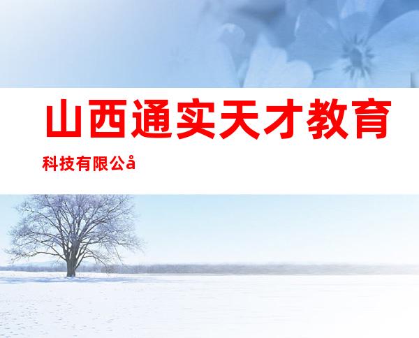 山西通实天才教育科技有限公司